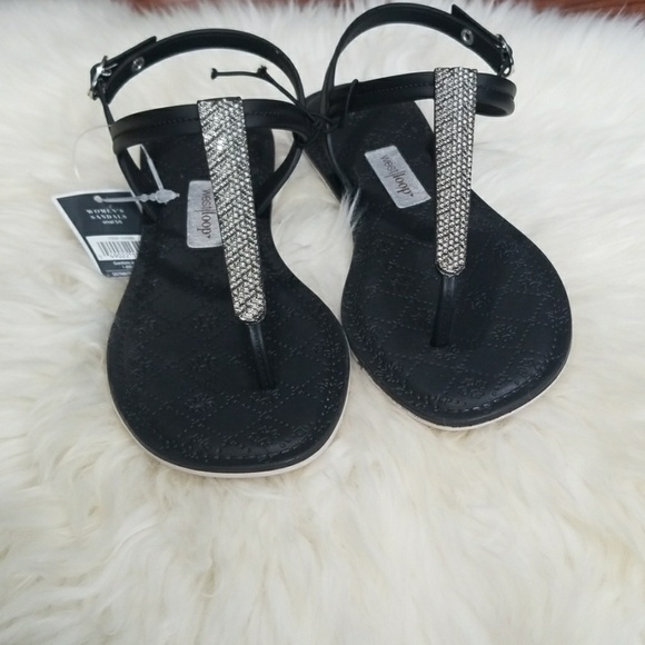 Bling T-strap Sandals - Picture 2 of 7